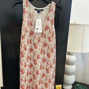 French Connection Red and White Mini Dress